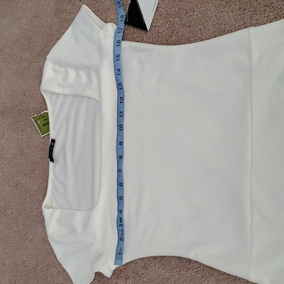 NWT Paperoc m squareneck off white bodysuit - Picture 5 of 9